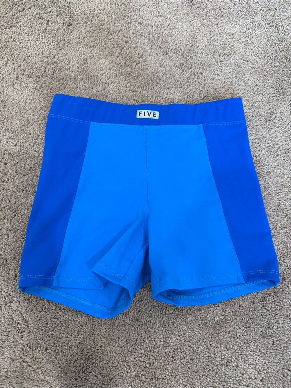 FIVE Women’s Blue Bike Shorts - Two-Tone Active Short